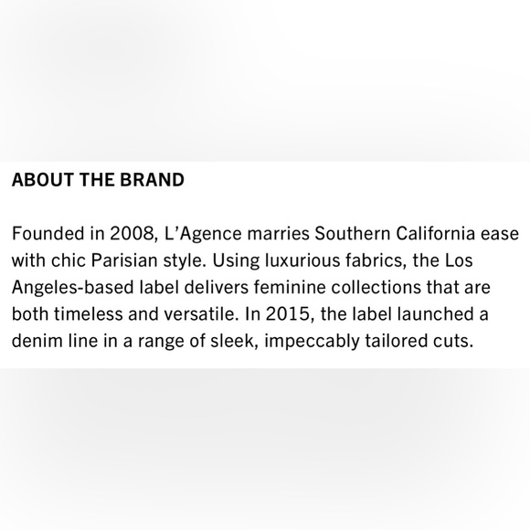 L’AGENCE Rochelle High Rise Pull-On Leggings
Black coated size XS/TP
Inseam 29” - Picture 9 of 9